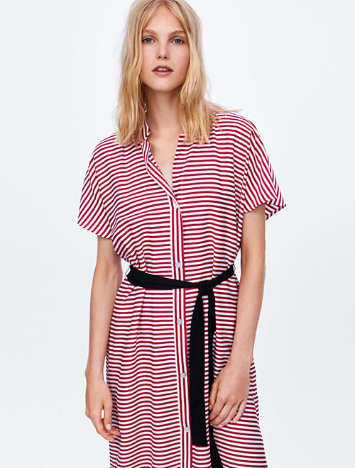 Gathered Linen Skirt - Image 2